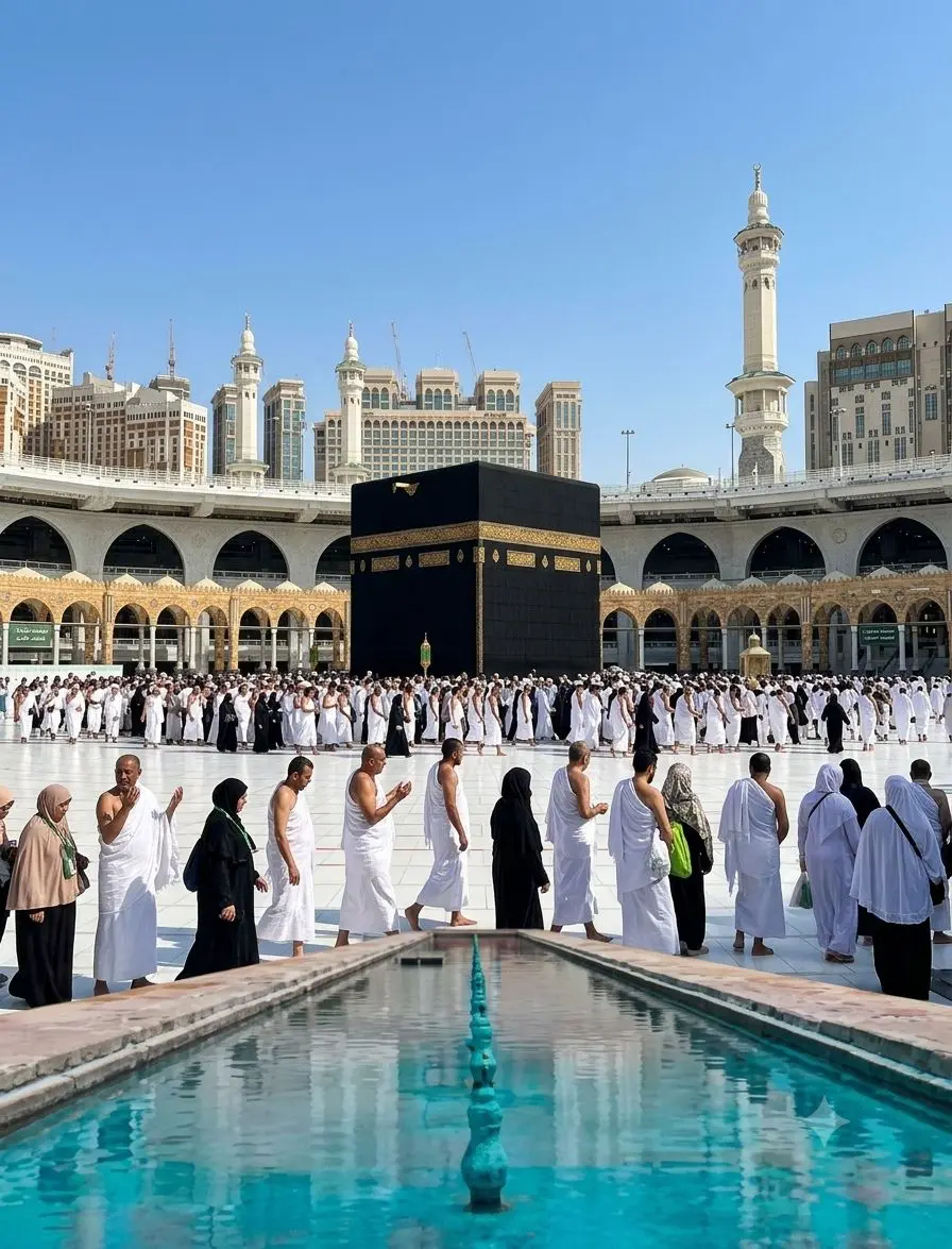 Affordable economy Umrah package 14 days itinerary with return flights from Nairobi - Huute Travel and Cargo pilgrimage agency services
