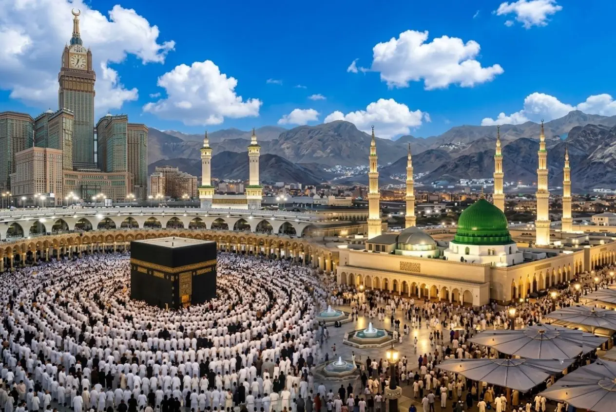Islamic mosque dome architecture - Huute Travel all-inclusive Hajj and Umrah packages with Saudi visa processing in Eastleigh, Nairobi